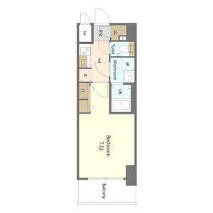 S-RESIDENCE名古屋菊井aline（1303） 間取り図画像