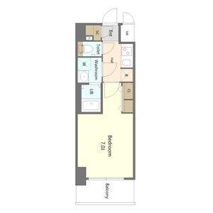 S-RESIDENCE名古屋菊井aline（1304） 間取り図画像