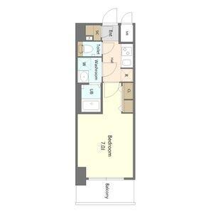 S-RESIDENCE名古屋菊井aline（1306） 間取り図画像