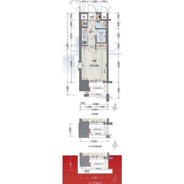 プレサンス名古屋駅前ヴェルロード（301） 間取り図画像