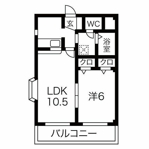N’sハイツ（303） 間取り図画像