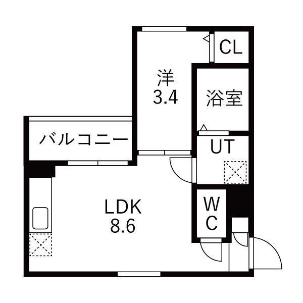 MOVE中村公園PREMIO（103） 間取り図画像