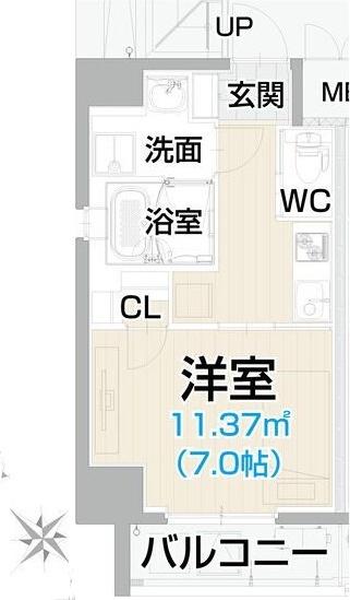 NNS121（402） 間取り図画像