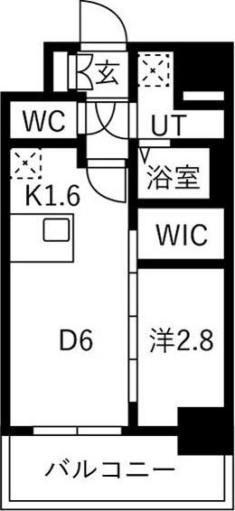メイクスアート名古屋リニアFRONT（904） 間取り図画像