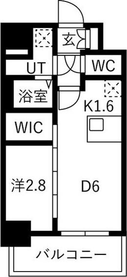 メイクスアート名古屋リニアFRONT（505） 間取り図画像