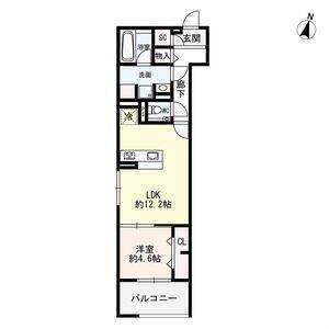 セレスティア城西（101） 間取り図画像
