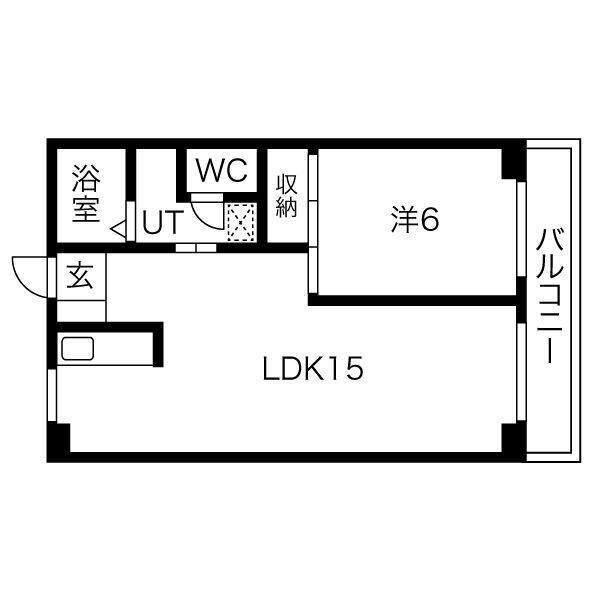 レジェンド幸和（505） 間取り図画像
