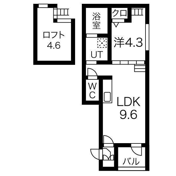 ヴィラクレール（102） 間取り図画像