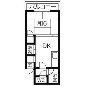 関ハイツ（303） 間取り図画像