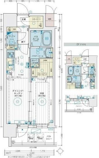 エステムコート名古屋　TWIN　EAST　（314） 間取り図画像