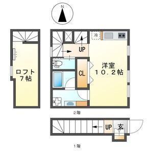 コレクション庄内通（204） 間取り図画像
