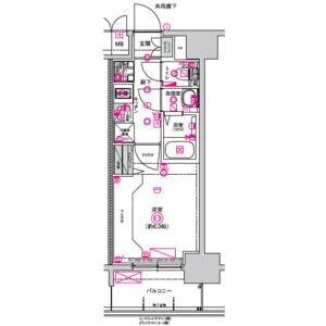 CREST TAPP浅間町（303） 間取り図画像