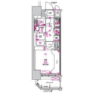CREST TAPP浅間町（301） 間取り図画像