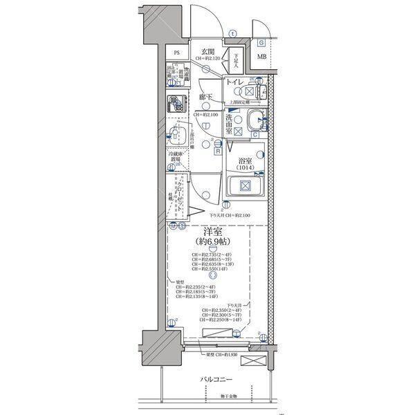 ディアレイシャス名古屋ステーション（203） 間取り図画像