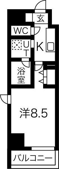 リシュドール名駅南（209） 間取り図画像