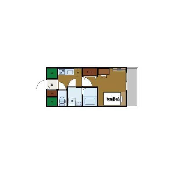 プレサンス名古屋STATIONエアロ（303） 間取り図画像
