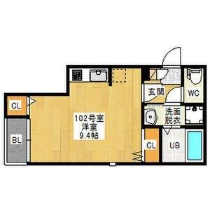 Grandtic Castle（102） 間取り図画像