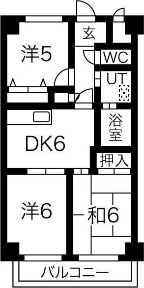 セントラルアイル（5B） 間取り図画像