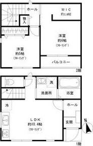 CasaTerrace庄内通（101） 間取り図画像