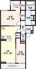 セレスティア城西II（102） 間取り図画像