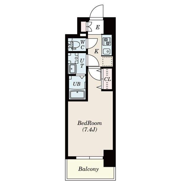 S-RESIDENCE浄心（207） 間取り図画像