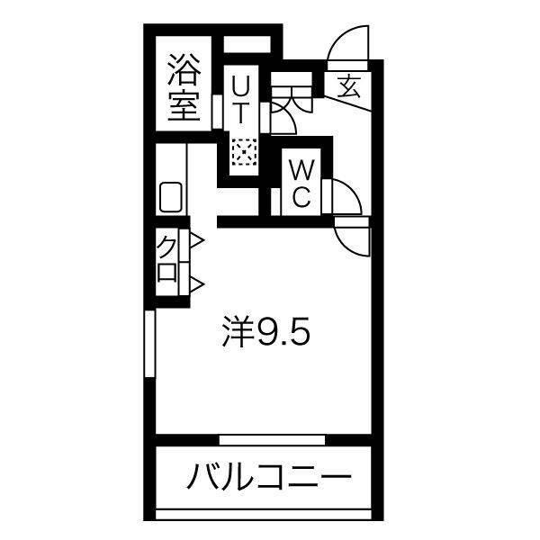 LUORE浄心（504） 間取り図画像