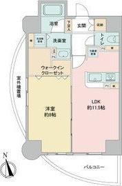 さくらHillsリバーサイドEAST（606） 間取り図画像