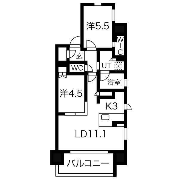 ローレルアイ名駅東（905） 間取り図画像