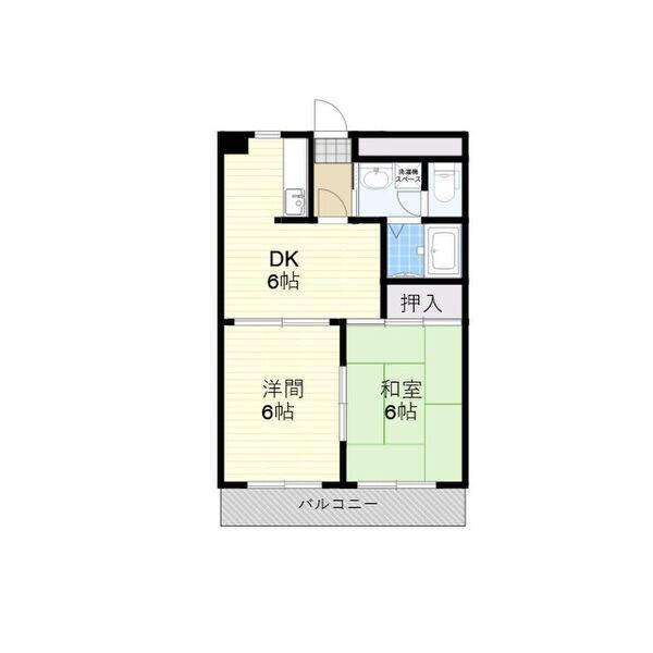 ベルメゾン本田（701） 間取り図画像