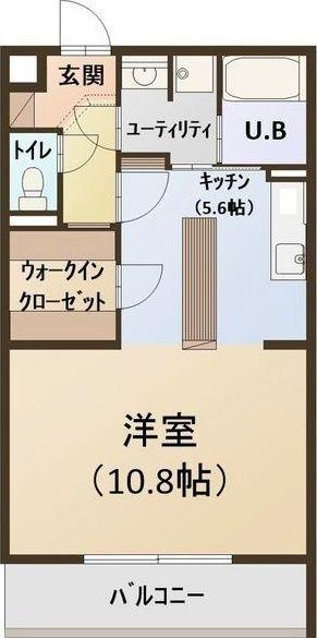 リリーローサ（105） 間取り図画像