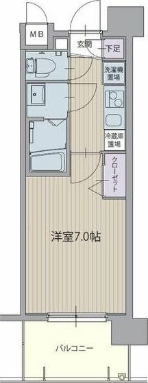 パルティール並木（603） 間取り図画像
