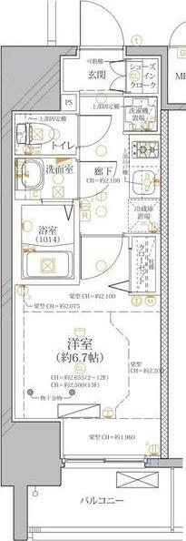 ディアレイシャス浅間町ステーションフロント（701） 間取り図画像
