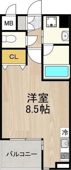 CITY SPIRE 名駅北（605） 間取り図画像