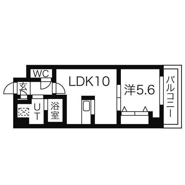 BLASTO Residence（203） 間取り図画像
