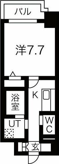ブルームライフ八田駅前（404） 間取り図画像