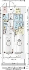 エステムコート名古屋ルノン（302） 間取り図画像