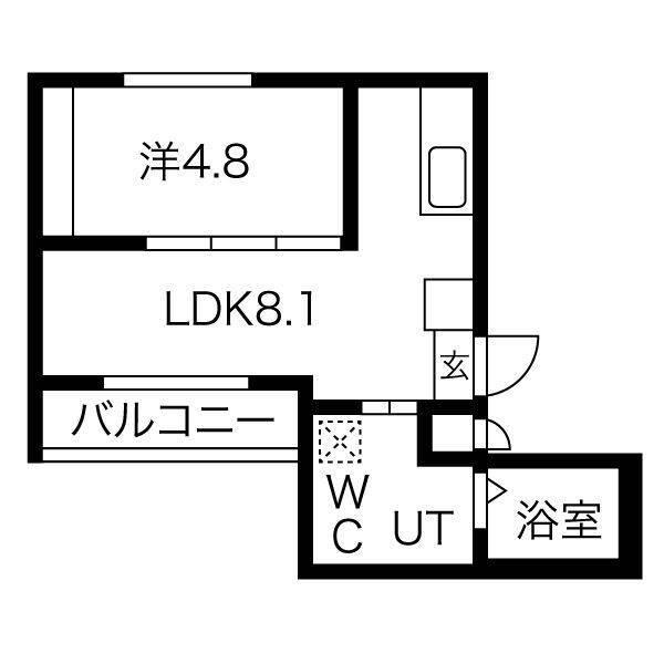 HK2 east（1301） 間取り図画像