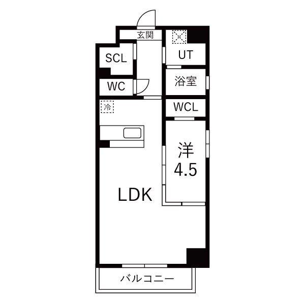KAYA MEIEKI（602） 間取り図画像