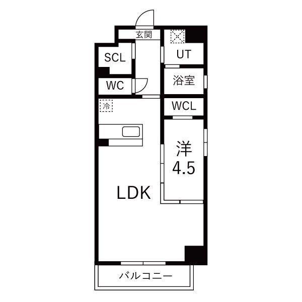 KAYA MEIEKI（402） 間取り図画像