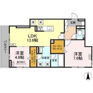 セレスティア草薙町（102） 間取り図画像