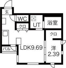 BRIQUE（302） 間取り図画像