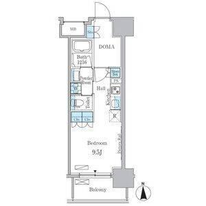 ヒヴィ・カーサ名駅西（1206） 間取り図画像