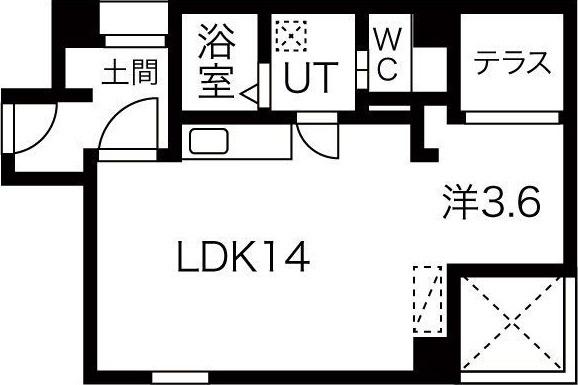 Kudo 上小田井（301） 間取り図画像