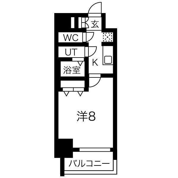 メイクスアート太閤通（1001） 間取り図画像