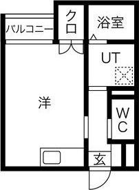 メゾンソレイユ名駅西（103） 間取り図画像