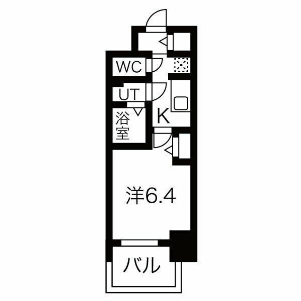 メイクス名駅南Ⅱ（1005） 間取り図画像