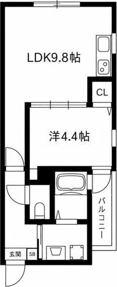 Sunny Court Ⅲ（302） 間取り図画像