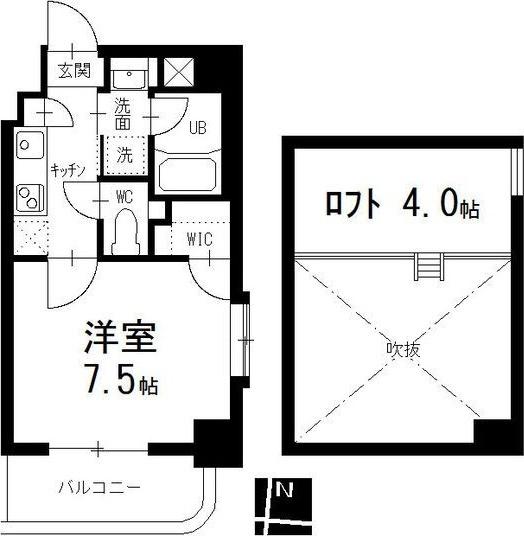 タウンライフ名駅（701） 間取り図画像