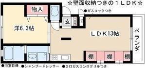 ボンジュール（201） 間取り図画像
