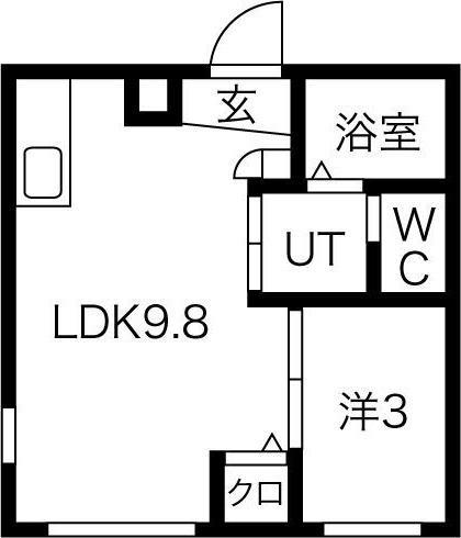 Ceres岩塚駅前B棟（302） 間取り図画像